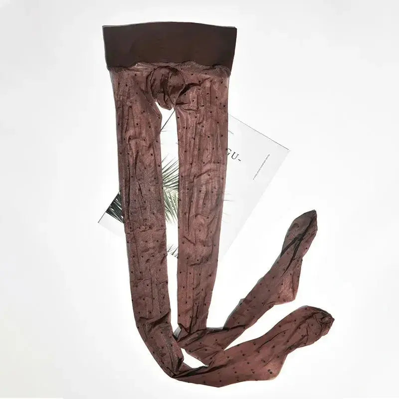 Shiny Seamless Dance Wear Stockings - WOWihte