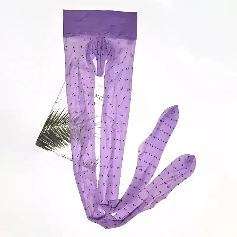 Shiny Seamless Dance Wear Stockings - WOWihte