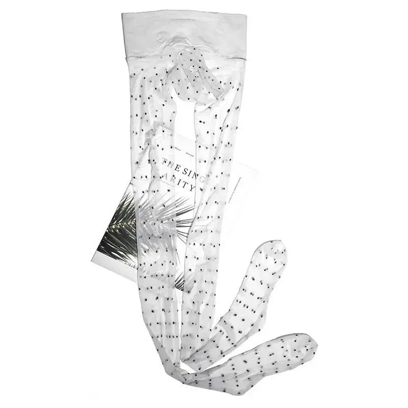 Shiny Seamless Dance Wear Stockings - WOWihte