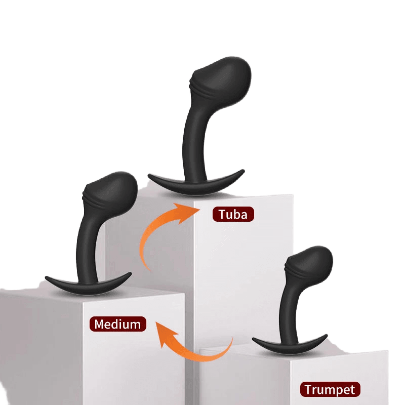 Silicone Anal Plug 3 Sizes - WOWihte