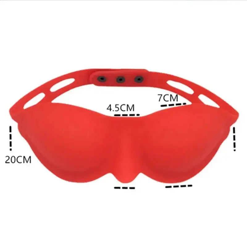 Silicone Bondage Blindfold Eyepatch Mask - WOWihte