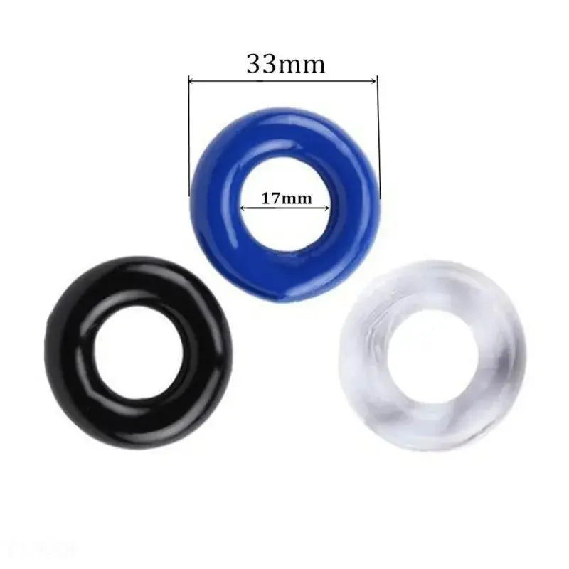 Silicone Enhancement Ring 3 - Piece Set - WOWihte