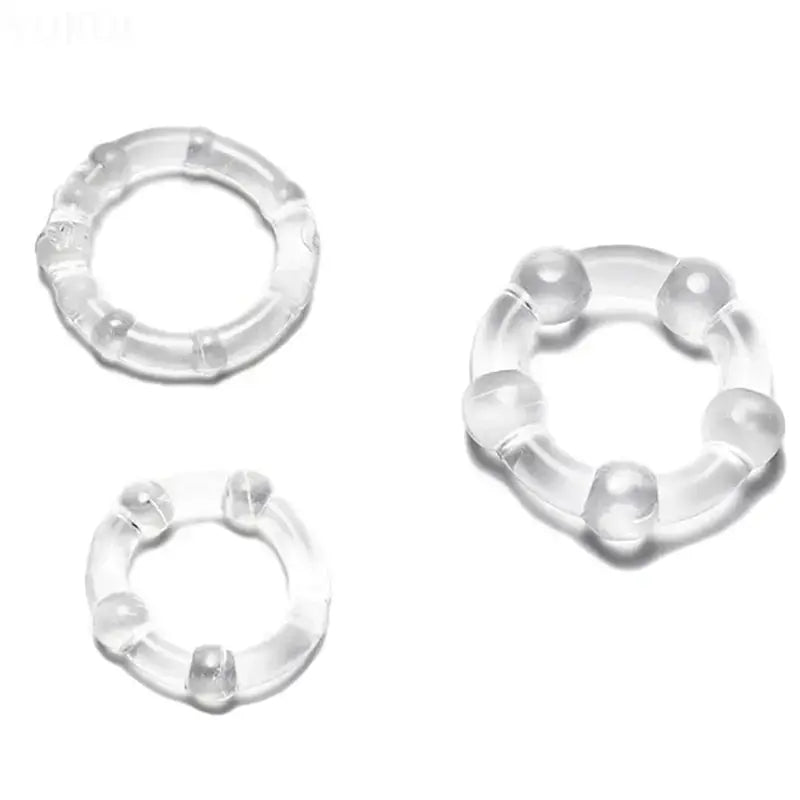 Silicone Enhancement Ring 3 - Piece Set - WOWihte