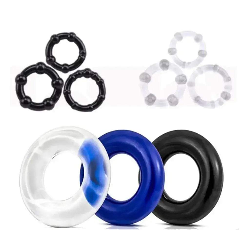 Silicone Enhancement Ring 3 - Piece Set - WOWihte