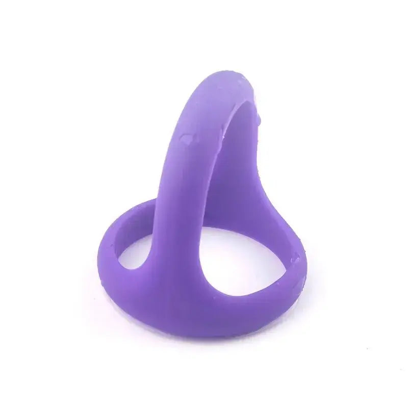 Silicone Testicle Bondage Ring - WOWihte
