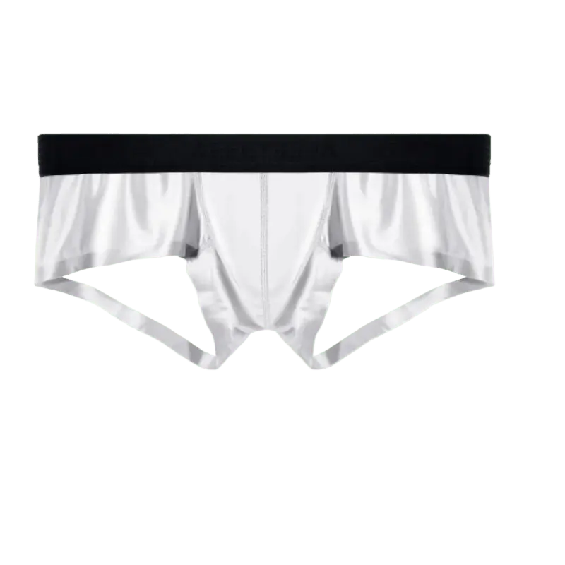 Silky Ice Silk Boxer Shorts - WOWihte