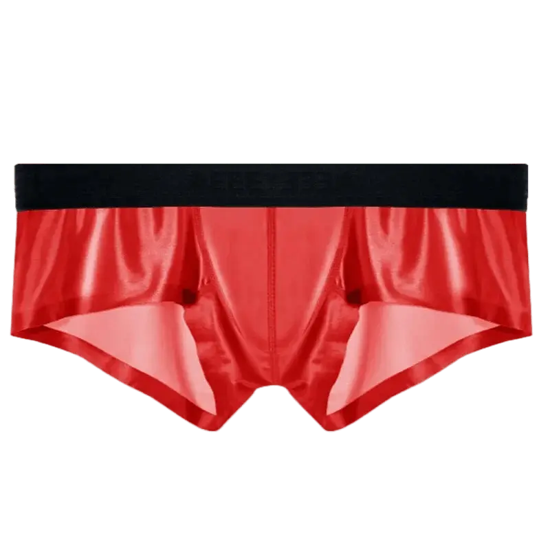 Silky Ice Silk Boxer Shorts - WOWihte