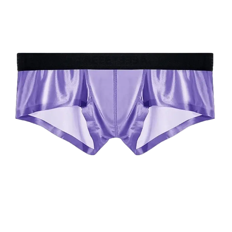 Silky Ice Silk Boxer Shorts - WOWihte