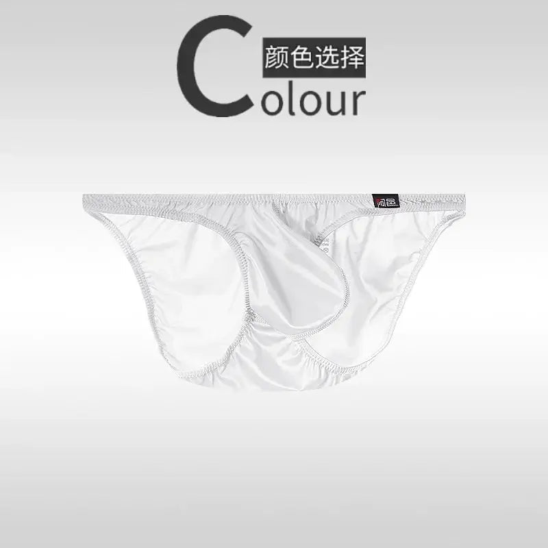 Silky Low Rise Men's Briefs - WOWihte