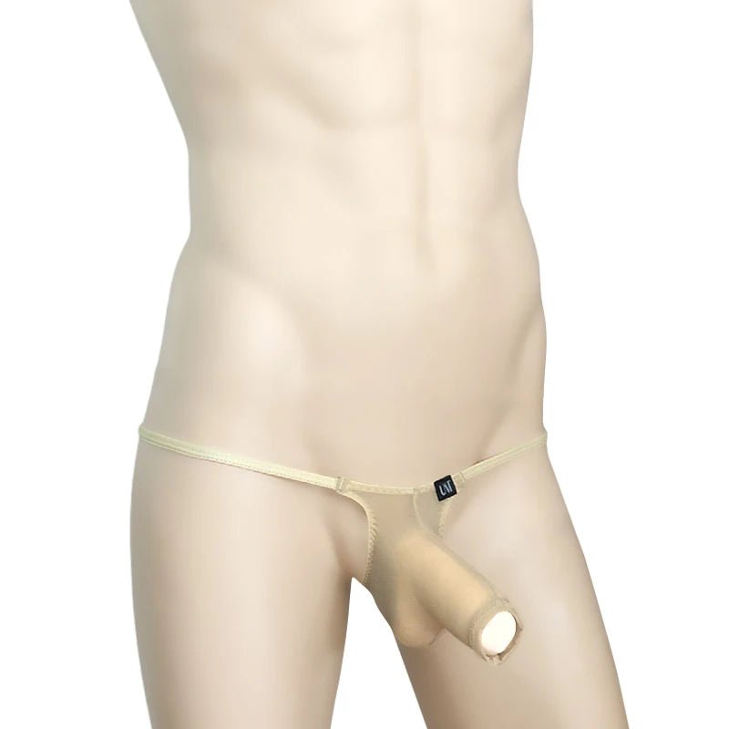 Silky Open - Pouch Men's Micro Thong - WOWihte