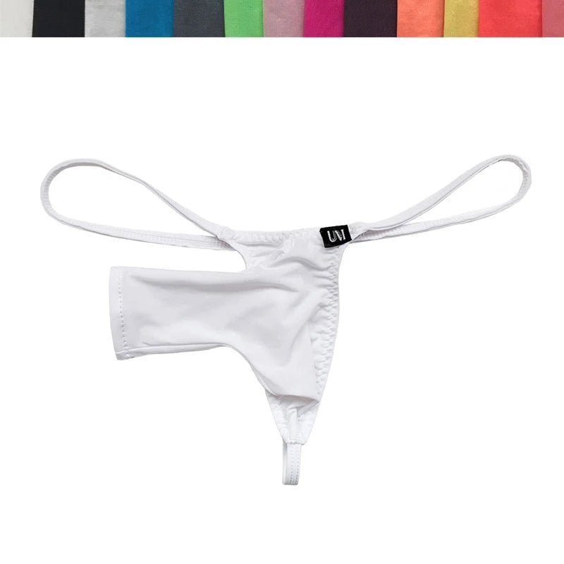 Silky Open - Pouch Men's Micro Thong - WOWihte