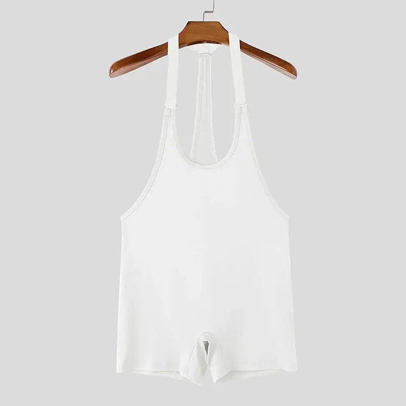 Sleeveless Athletic Bodysuit - WOWihte