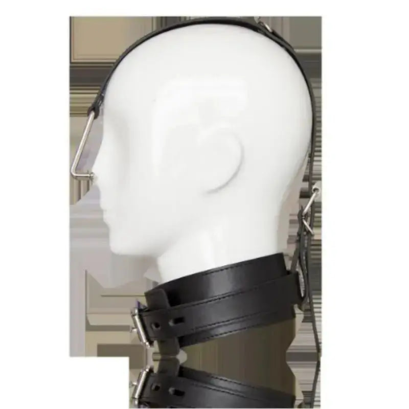 SM mouth plug female slave mouth plug stainless steel clip plug couple sex toys open mouth gag harness plug training sex product - WOWihte