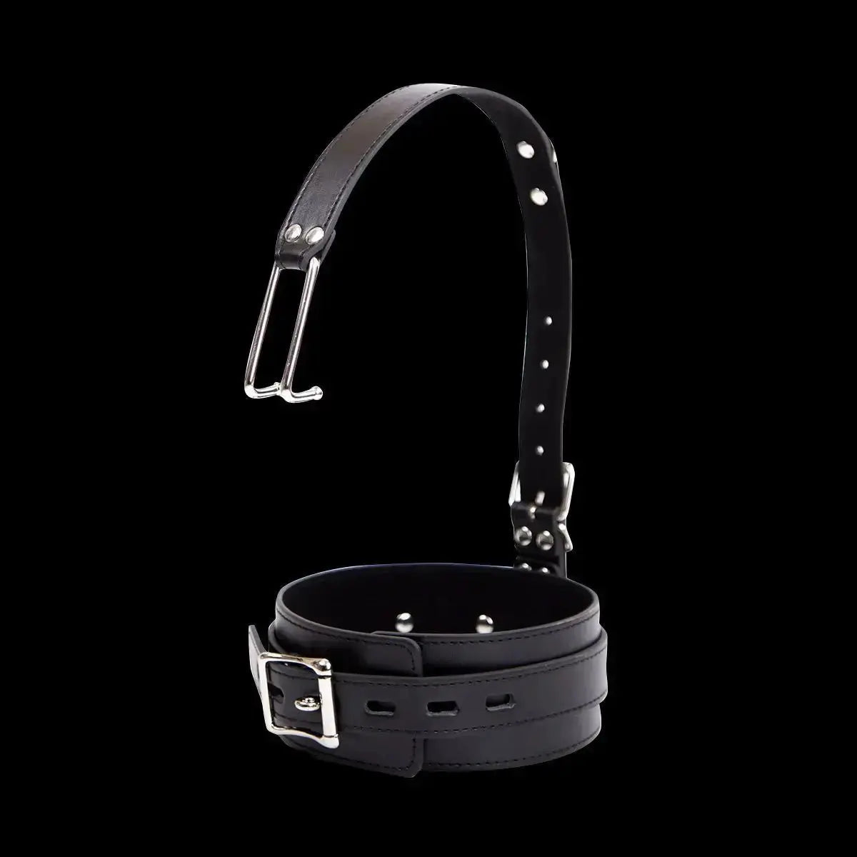 SM mouth plug female slave mouth plug stainless steel clip plug couple sex toys open mouth gag harness plug training sex product - WOWihte