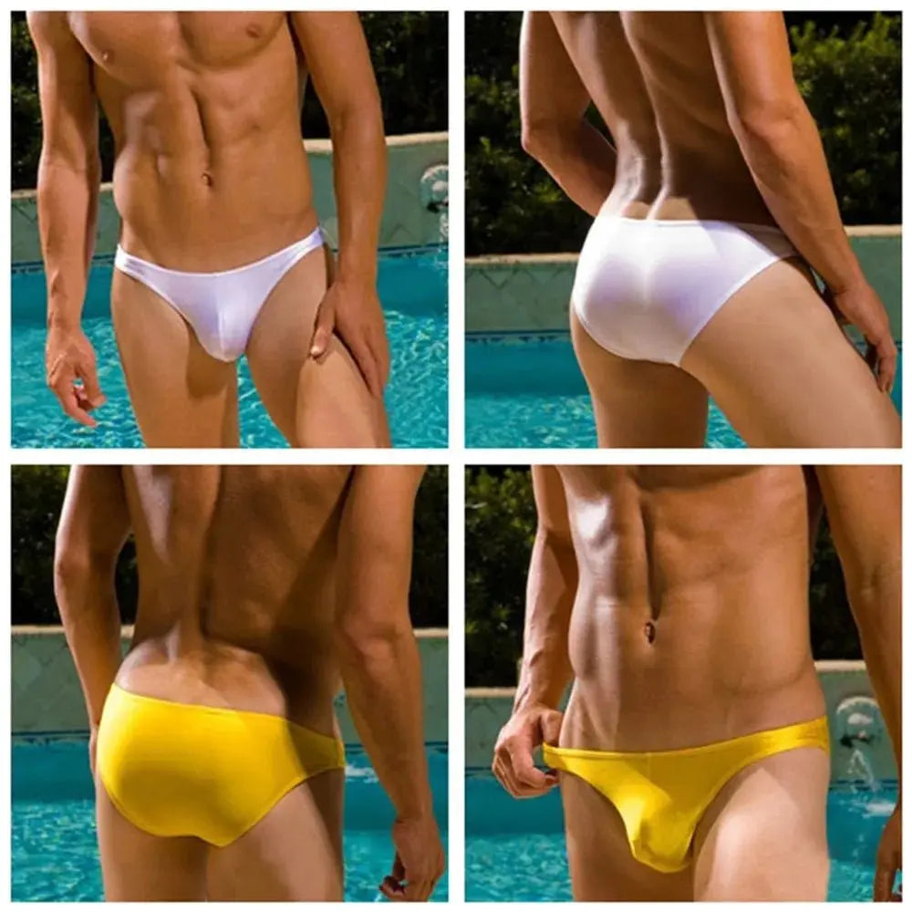 Smooth U - Pouch Swim Thongs - WOWihte