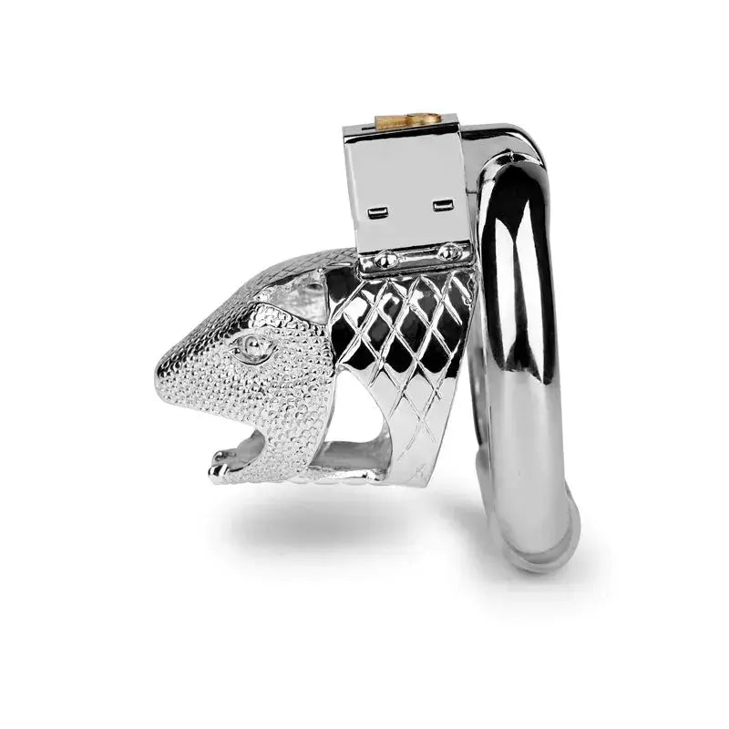 Snake Design Chastity Cage - WOWihte