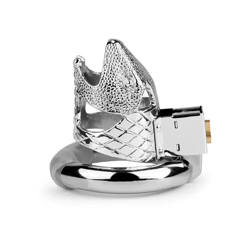 Snake Design Chastity Cage - WOWihte