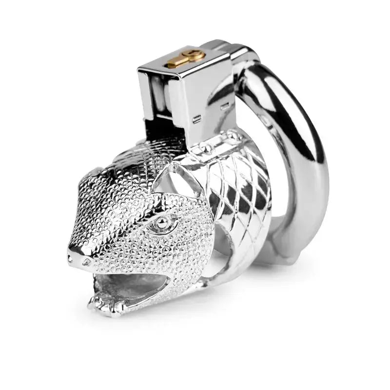 Snake Design Chastity Cage - WOWihte