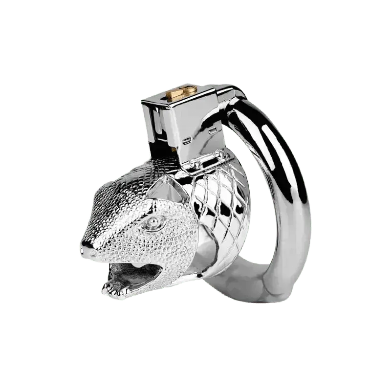 Snake Design Chastity Cage - WOWihte