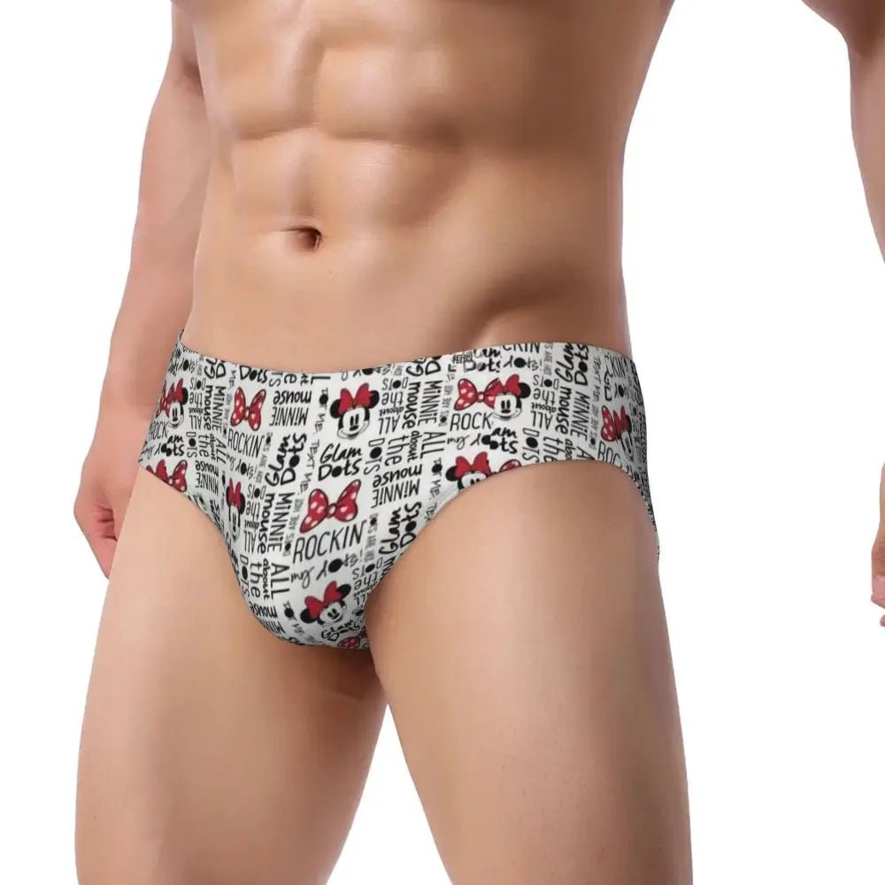 Soft Cartoon Men's Briefs - WOWihte