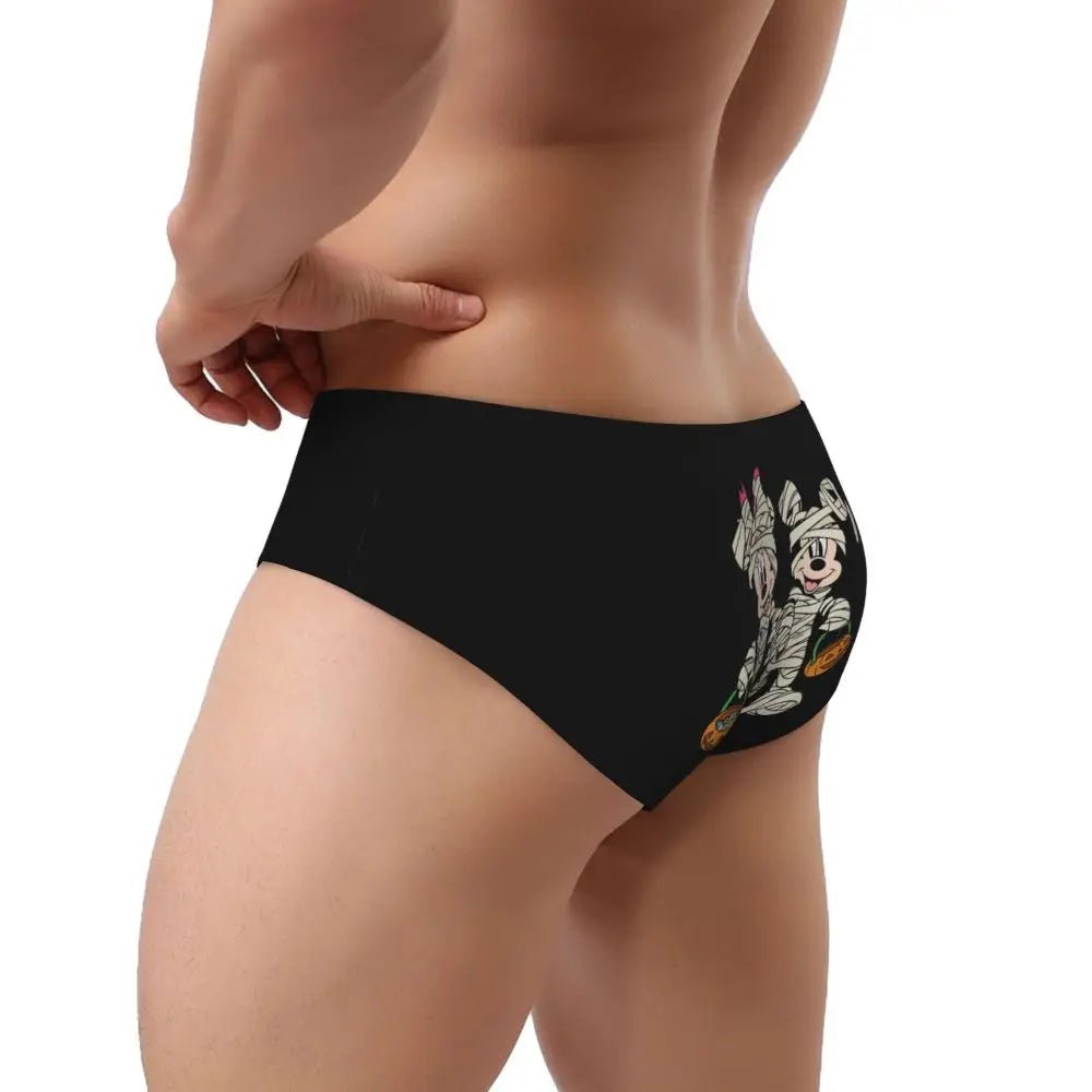Soft Cartoon Men's Briefs - WOWihte
