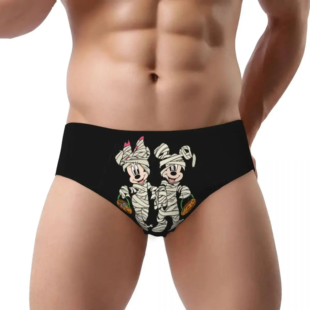 Soft Cartoon Men's Briefs - WOWihte