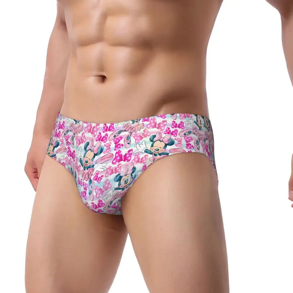 Soft Cartoon Men's Briefs - WOWihte