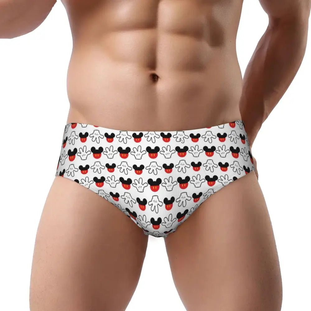 Soft Cartoon Men's Briefs - WOWihte