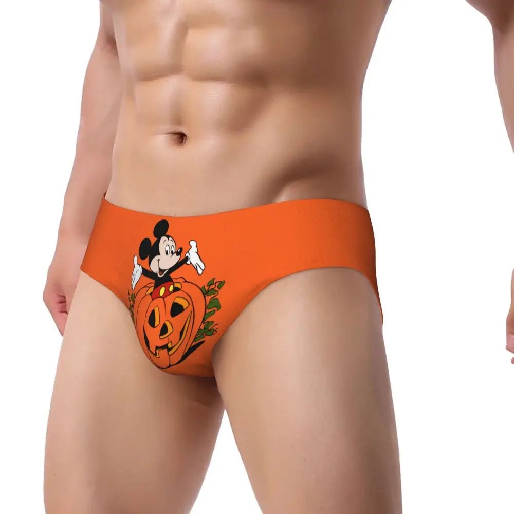 Soft Cartoon Men's Briefs - WOWihte