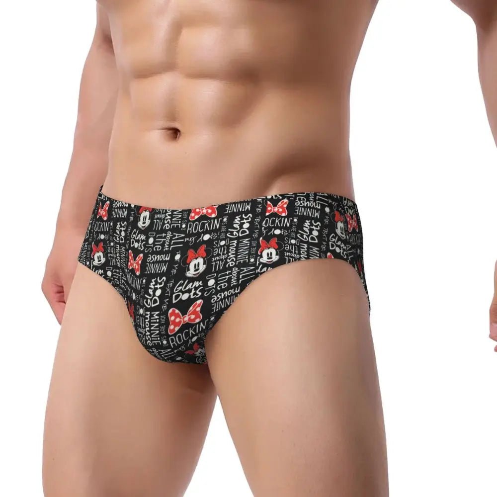 Soft Cartoon Men's Briefs - WOWihte