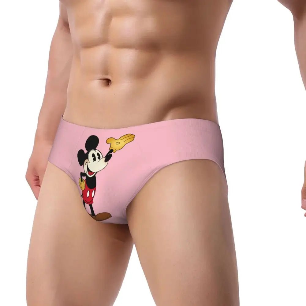 Soft Cartoon Men's Briefs - WOWihte