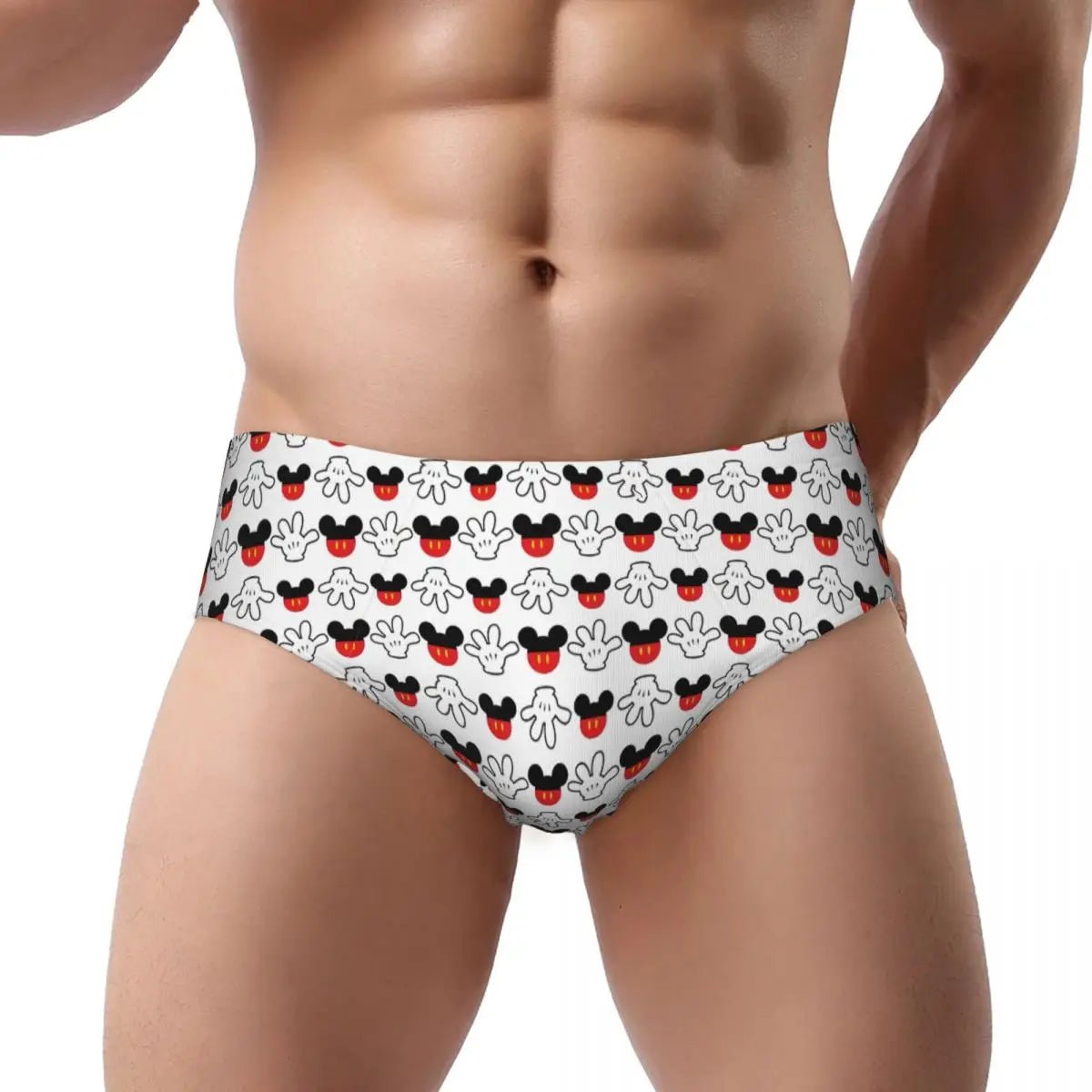 Soft Cartoon Men's Briefs - WOWihte