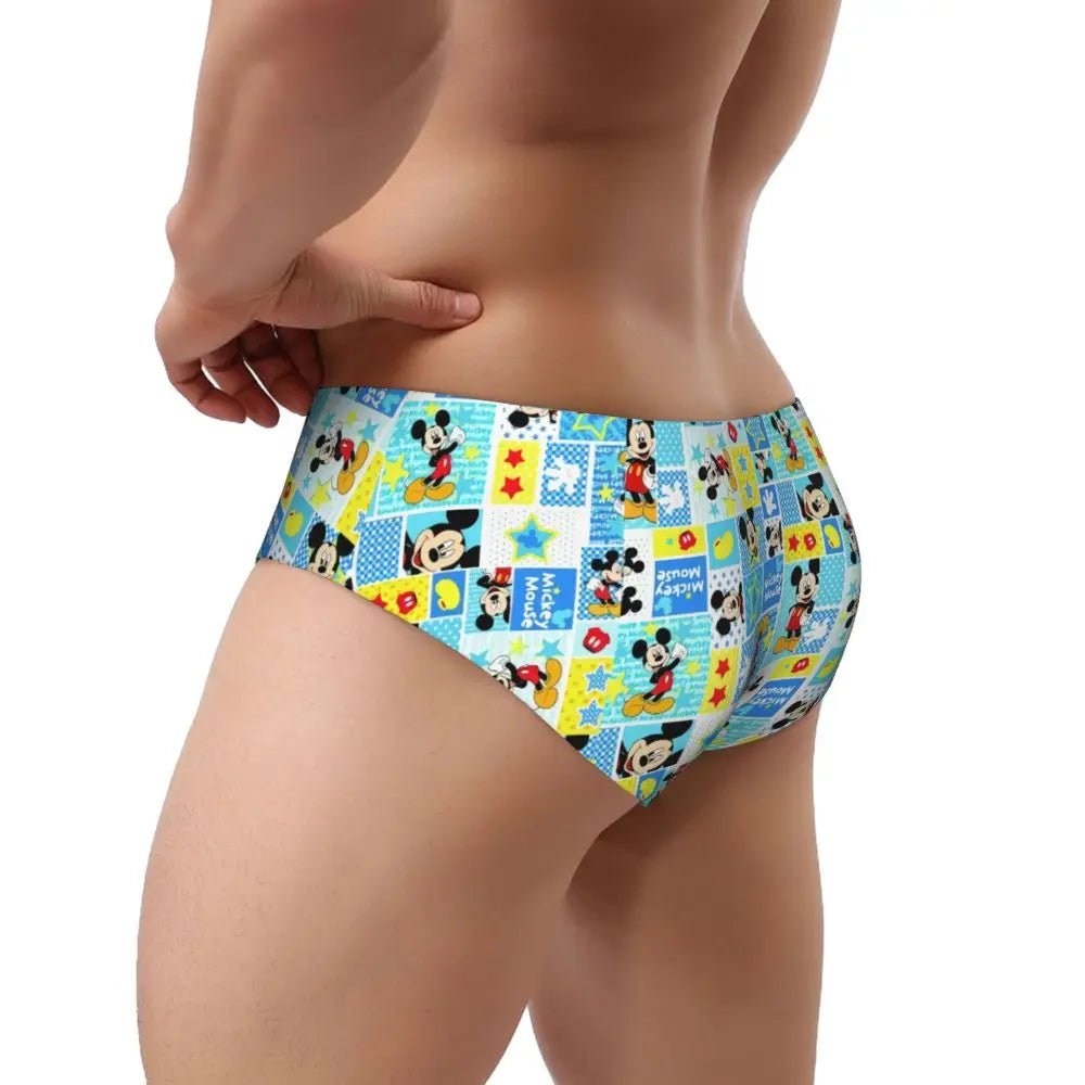 Soft Cartoon Men's Briefs - WOWihte