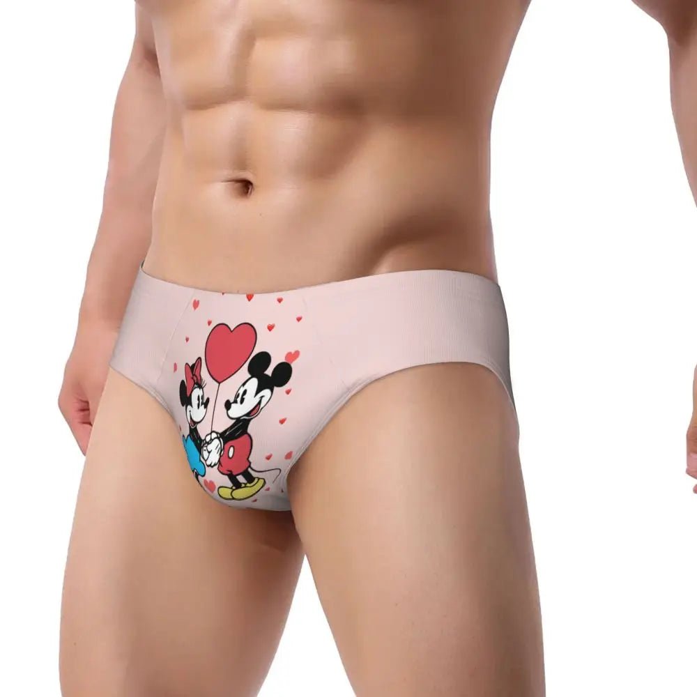 Soft Cartoon Men's Briefs - WOWihte