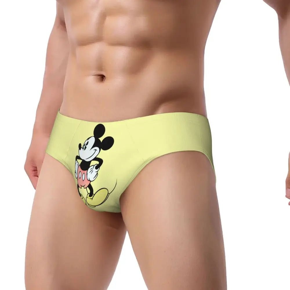 Soft Cartoon Men's Briefs - WOWihte