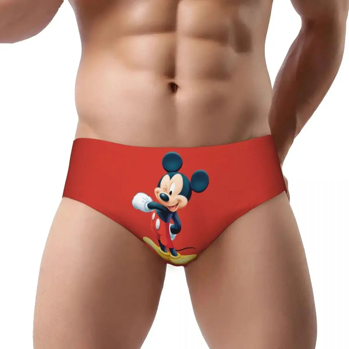 Soft Cartoon Men's Briefs - WOWihte