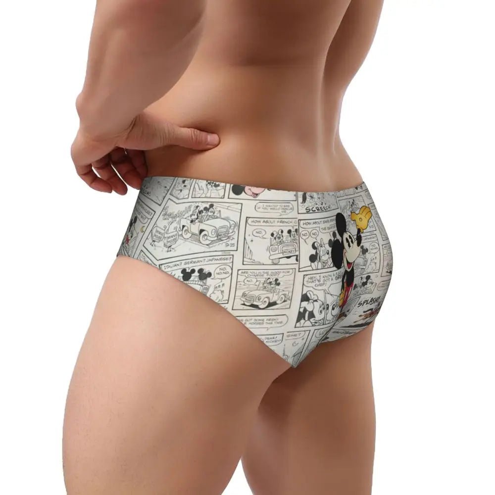 Soft Cartoon Men's Briefs - WOWihte