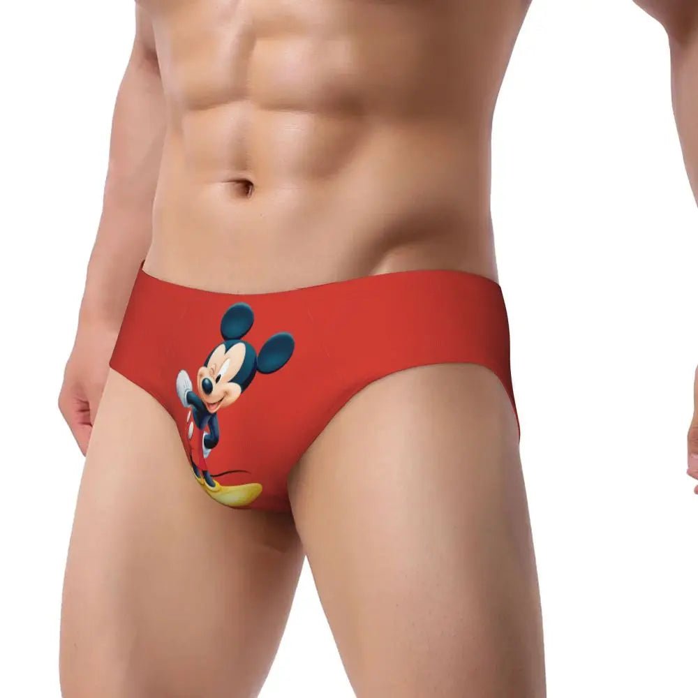 Soft Cartoon Men's Briefs - WOWihte
