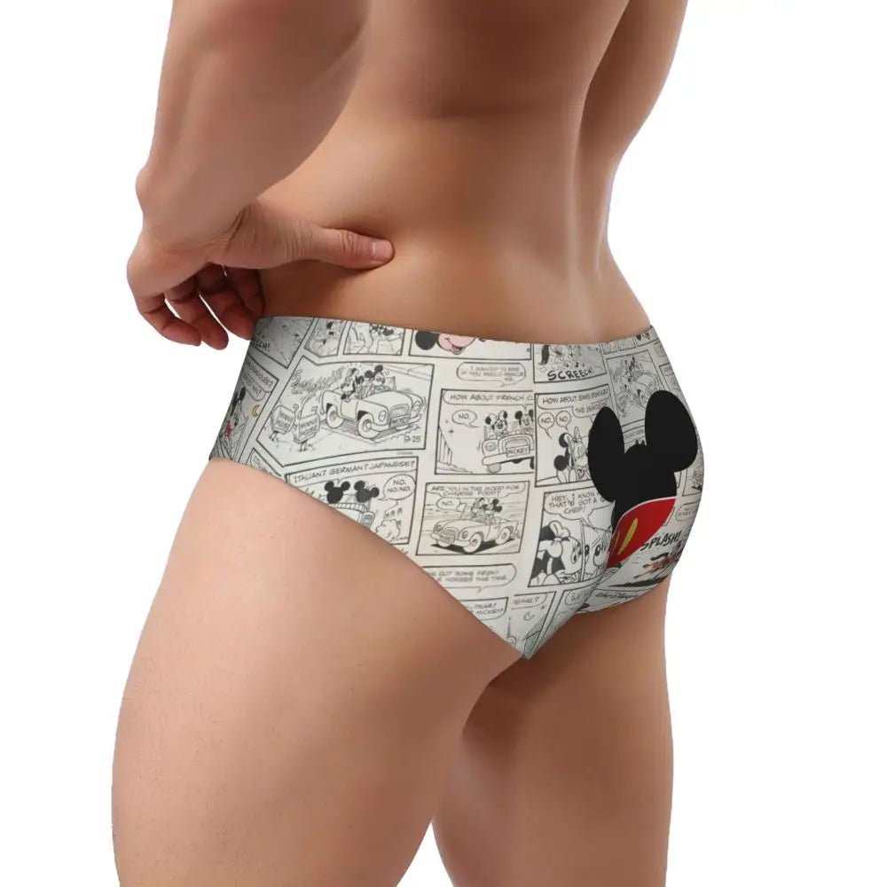 Soft Cartoon Men's Briefs - WOWihte