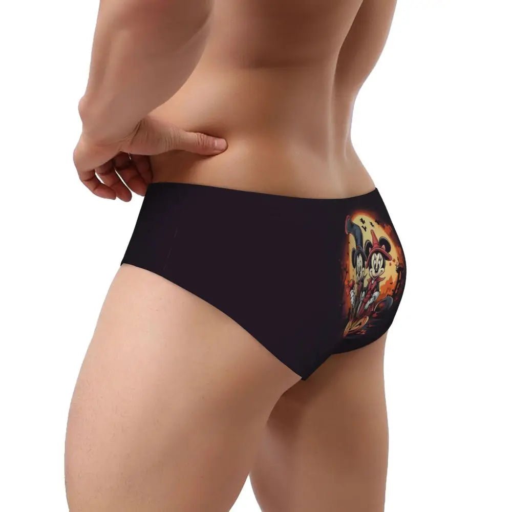 Soft Cartoon Men's Briefs - WOWihte