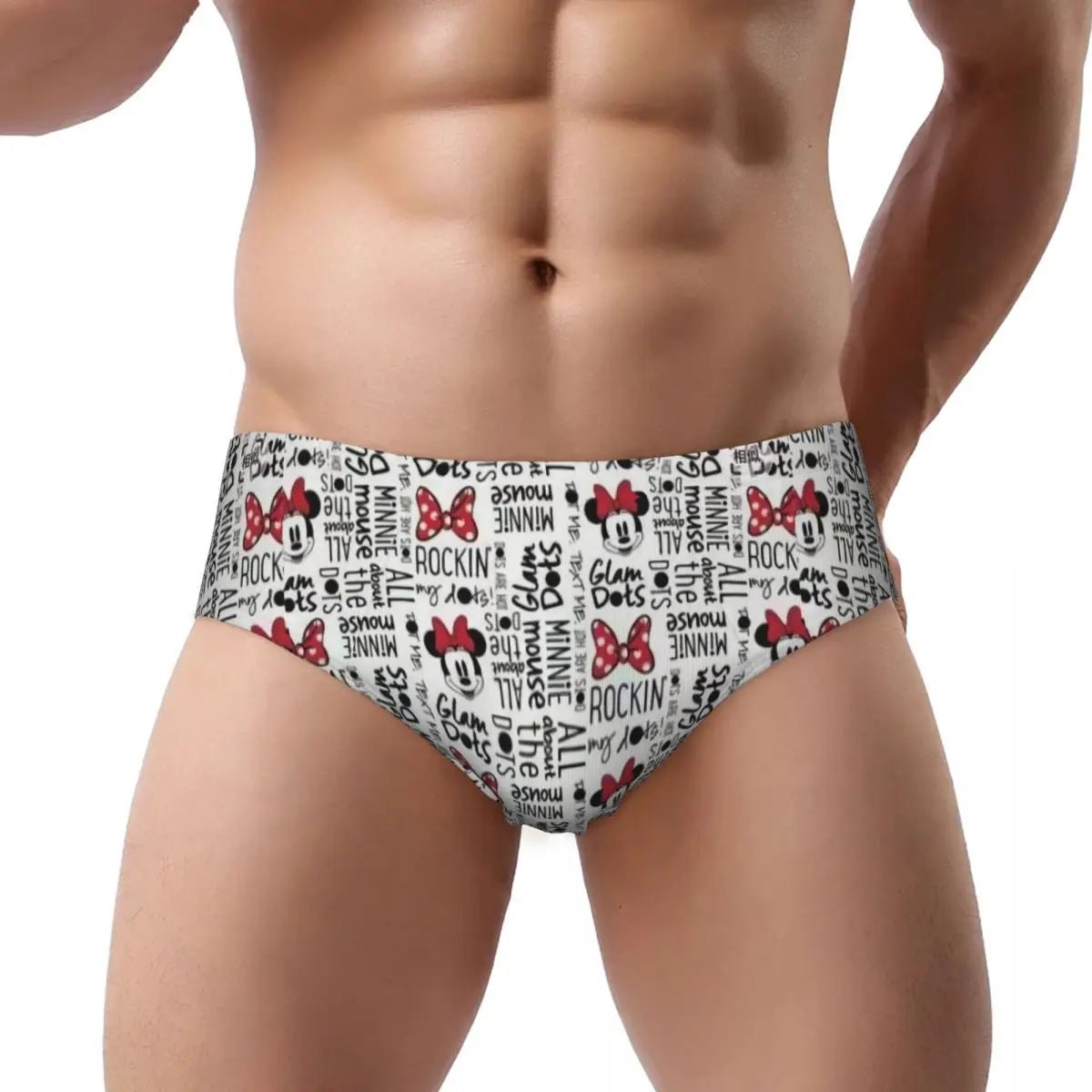 Soft Cartoon Men's Briefs - WOWihte