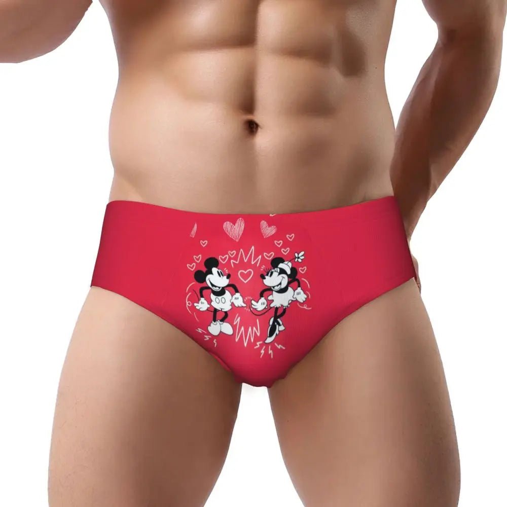 Soft Cartoon Men's Briefs - WOWihte
