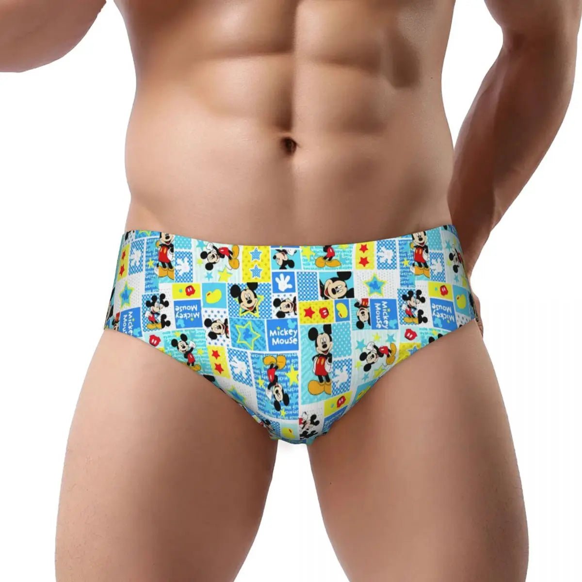Soft Cartoon Men's Briefs - WOWihte