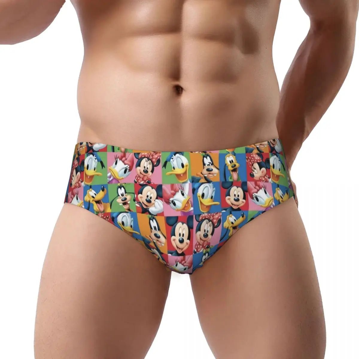 Soft Cartoon Men's Briefs - WOWihte