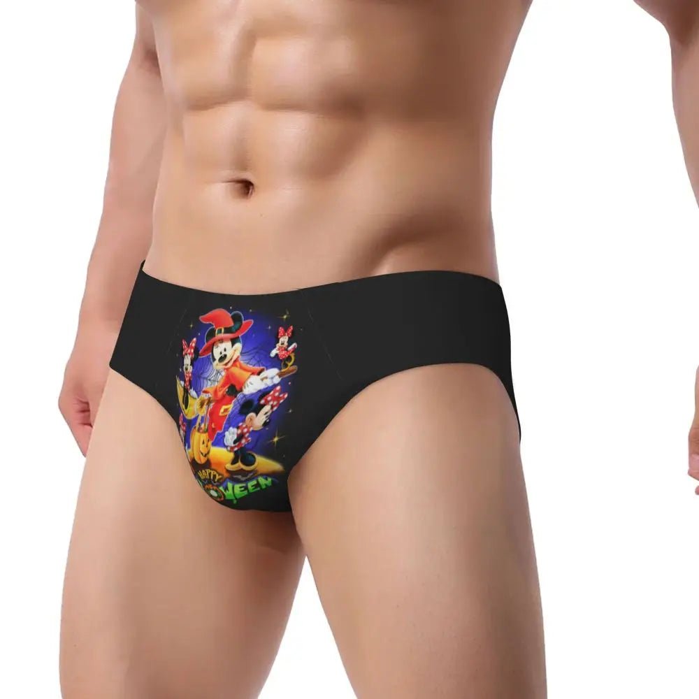 Soft Cartoon Men's Briefs - WOWihte