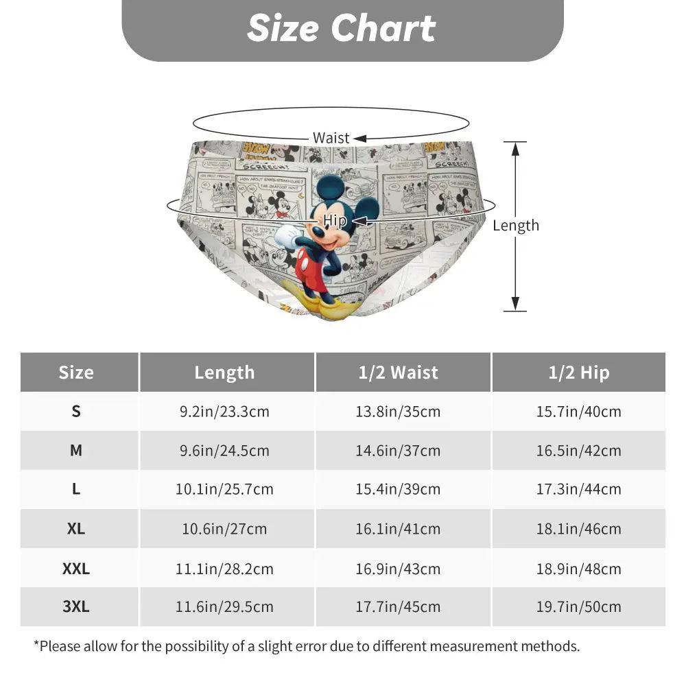 Soft Cartoon Men's Briefs - WOWihte