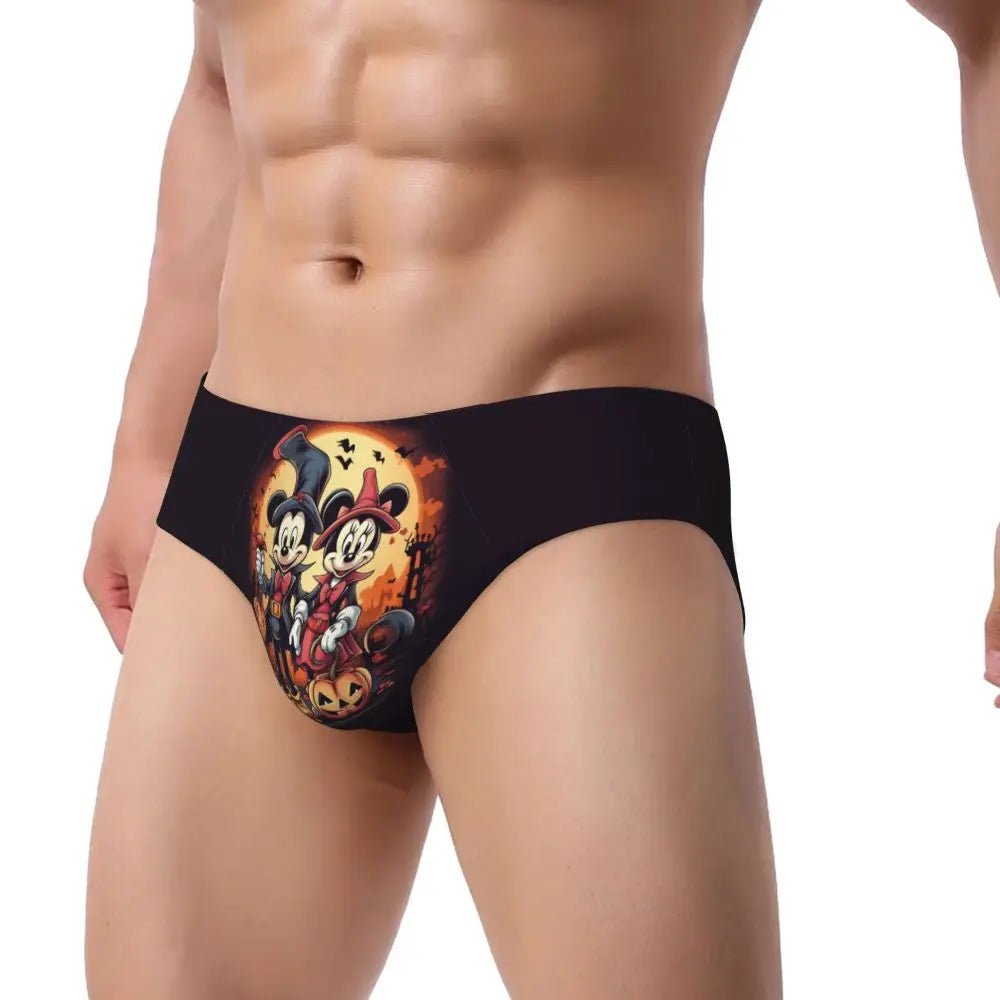 Soft Cartoon Men's Briefs - WOWihte