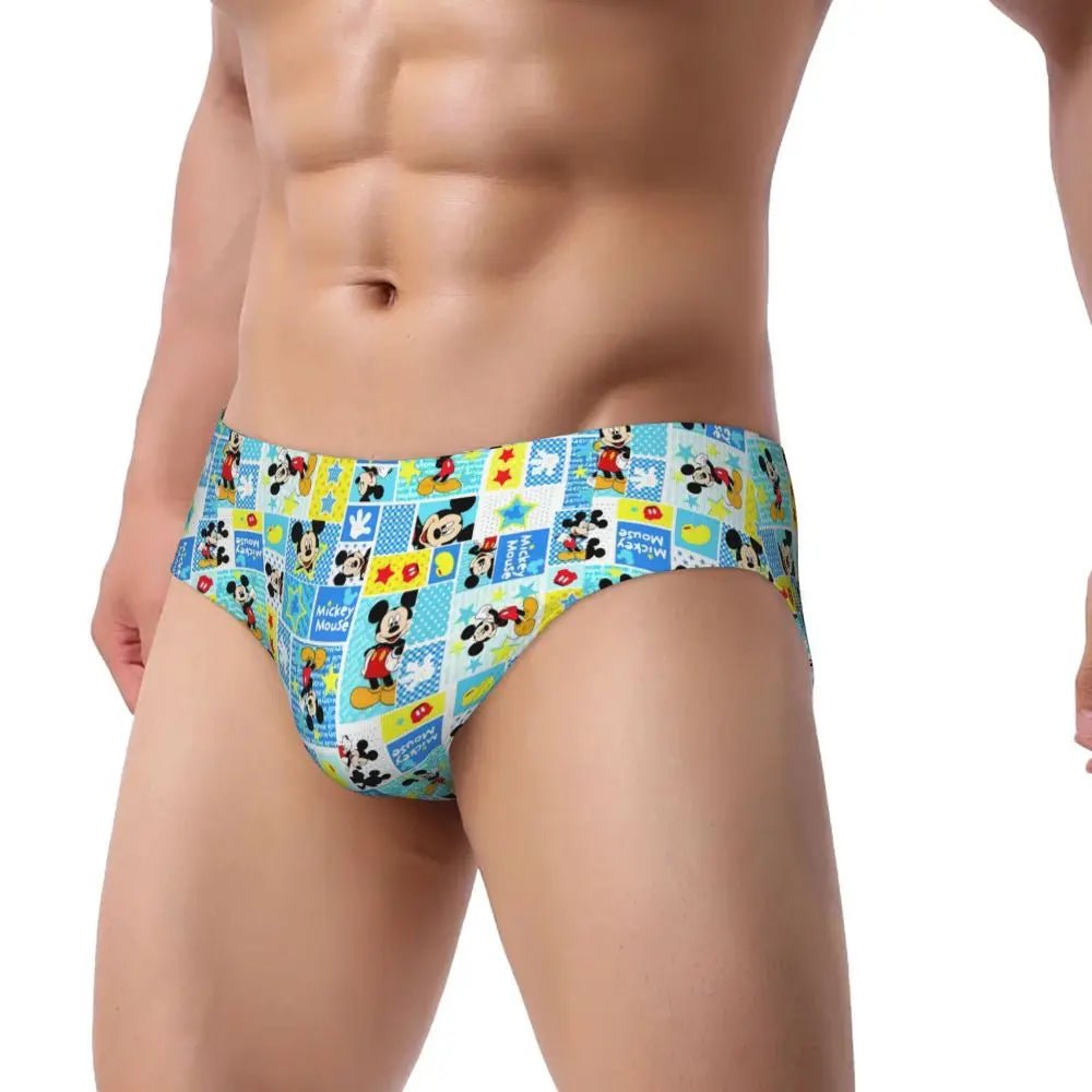 Soft Cartoon Men's Briefs - WOWihte