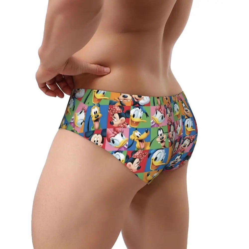 Soft Cartoon Men's Briefs - WOWihte