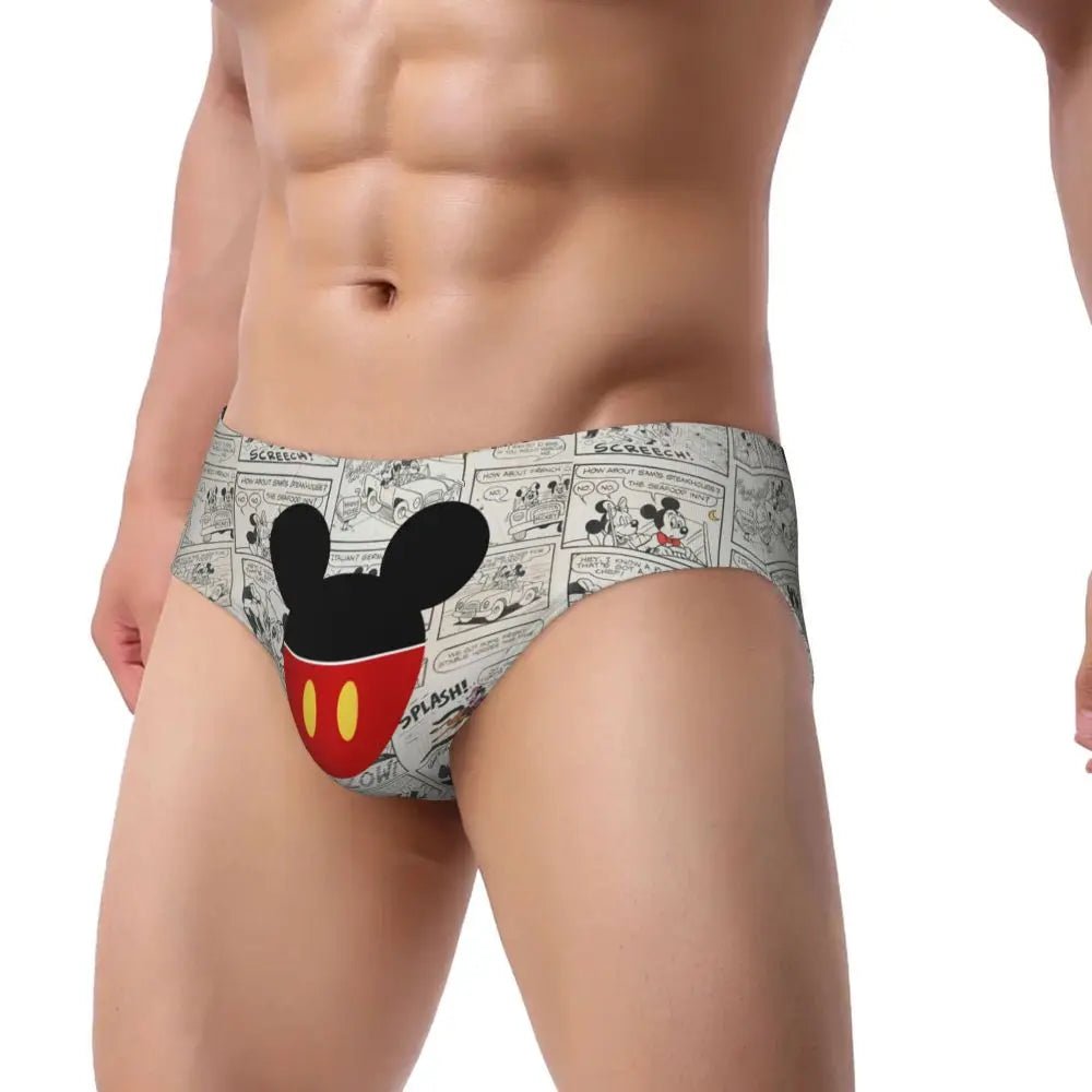 Soft Cartoon Men's Briefs - WOWihte